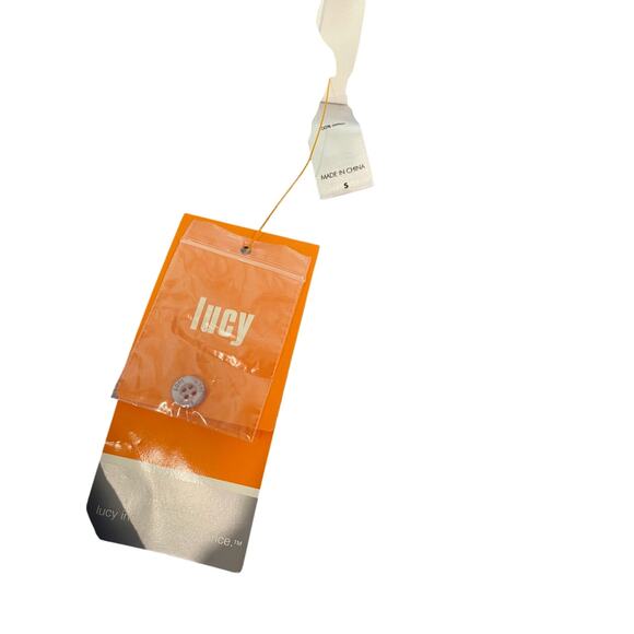 Lucy Floral Top M – Henley, Cotton, 3/4 Sleeve, NWT - Picture 7 of 9